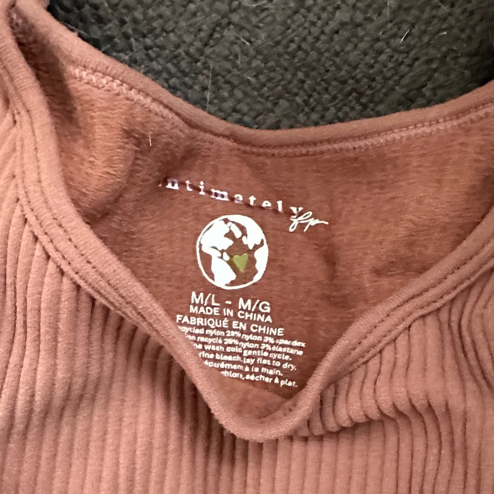 Free People | XTZ Ribbed Baby Tee Java - Picture 3 of 8